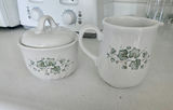Ivy-pattern Corelle White Dinnerware and Glassware Set. Matching Mixing Bowls and Servingware - thumbnail 9 of 28