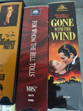 The Godfather Collection VHS set with Gone with the Wind & For Whom the Bell Tolls tapes - thumbnail 3 of 9