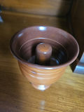 Decorative woven basket with dried botanicals and accompanying cup - thumbnail 5 of 10