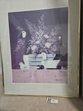 Framed art print of ducks and flowers in a cart - thumbnail 1 of 6