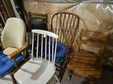 Assorted wooden and upholstered chairs - thumbnail 1 of 8