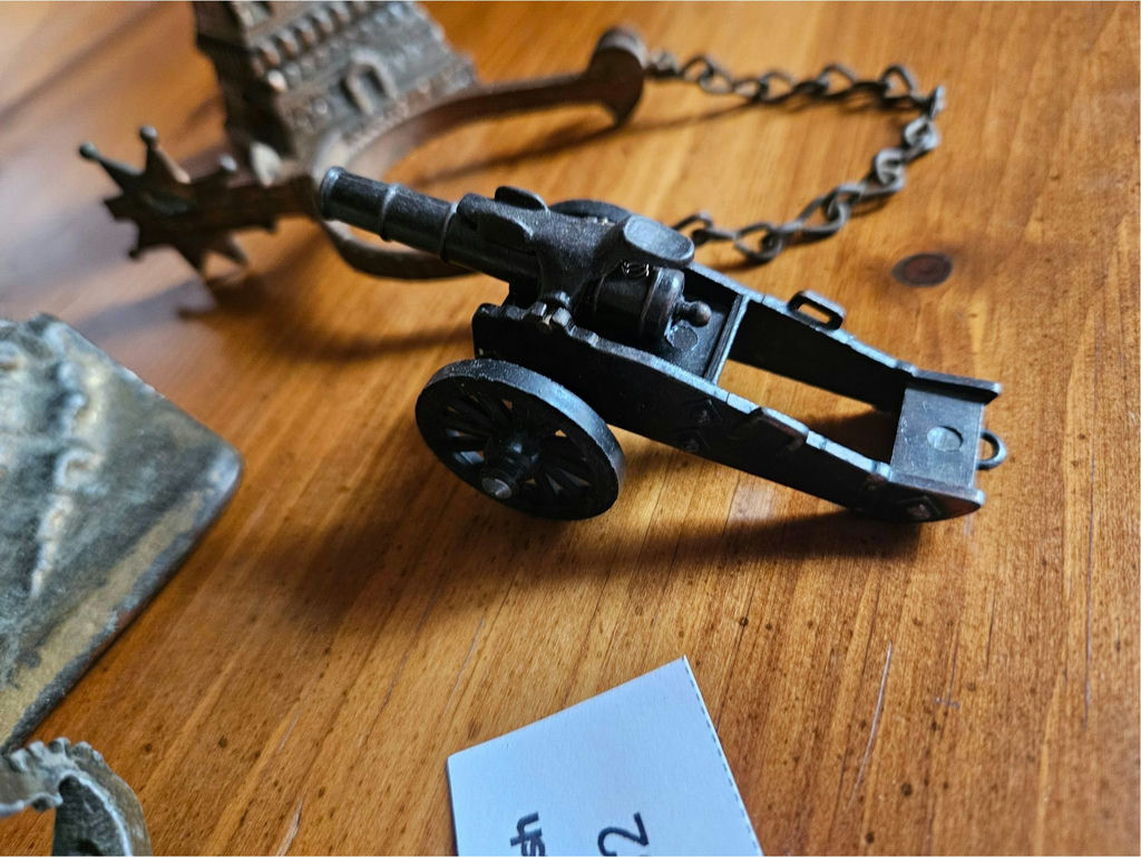Assorted metal souvenir figurines and miniatures - image 7 of 8