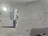 Framed astronaut on the Moon art print by Michael Bedard - thumbnail 3 of 5