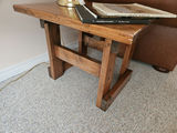 Rustic solid wood coffee table and 2 matching end tables - thumbnail 6 of 9