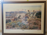The Musselshell Roundup framed print by Charles M. Russell - thumbnail 3 of 8