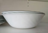 Ivy-pattern Corelle White Dinnerware and Glassware Set. Matching Mixing Bowls and Servingware - thumbnail 6 of 28