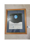 Framed astronaut on the Moon art print by Michael Bedard - thumbnail 1 of 5