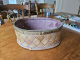 Decorative woven basket with dried botanicals and accompanying cup - thumbnail 7 of 10