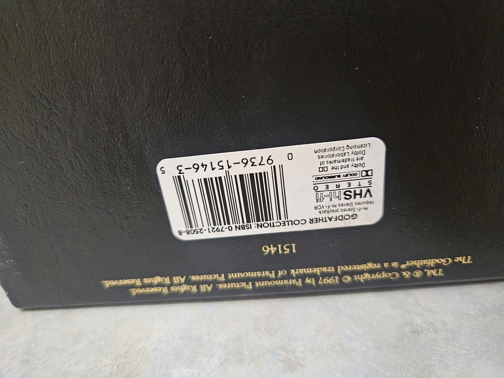 The Godfather Collection VHS set with Gone with the Wind & For Whom the Bell Tolls tapes - image 9 of 9