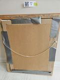 Framed blue-toned print of chair with flowers - Norman Rockwell - thumbnail 5 of 5