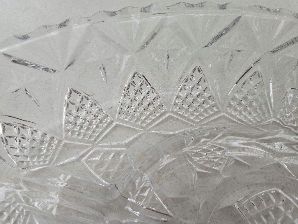 Jewelite Five-Section Oval Glass Platter - image 4 of 7