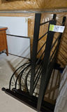 Black metal bed frame with mattress - thumbnail 4 of 8
