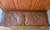 Wooden storage bench with leather cushion - thumbnail 6 of 12