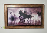 Framed horse running print - thumbnail 2 of 4