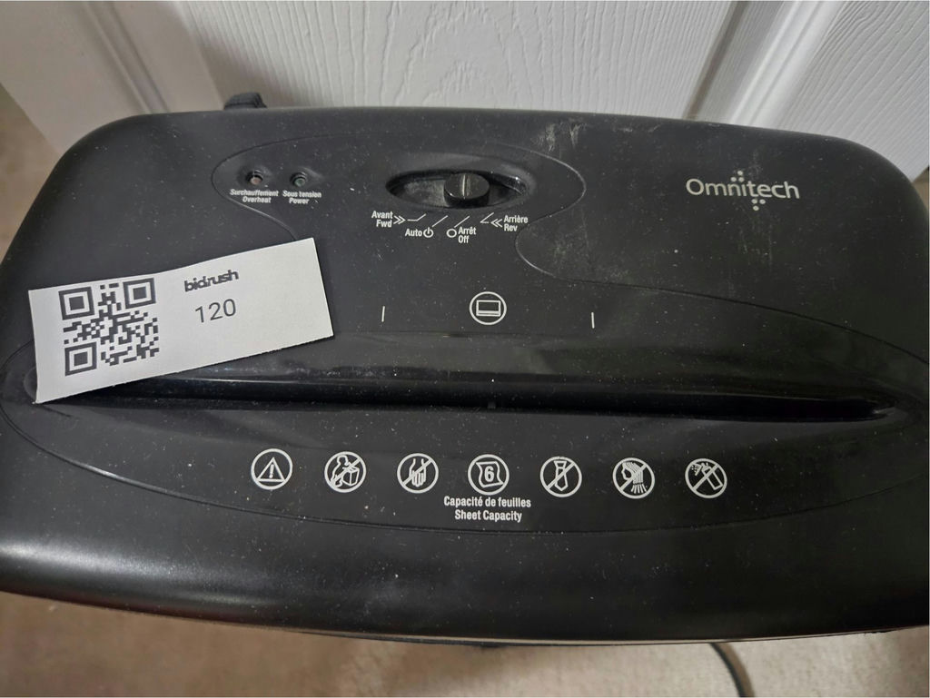 Omnitech paper shredder - image 3 of 8
