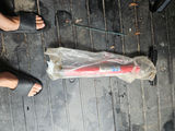 Red handheld manual air pump with hose - thumbnail 4 of 8
