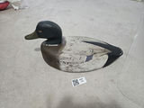 Carved wooden duck decoy - thumbnail 1 of 4