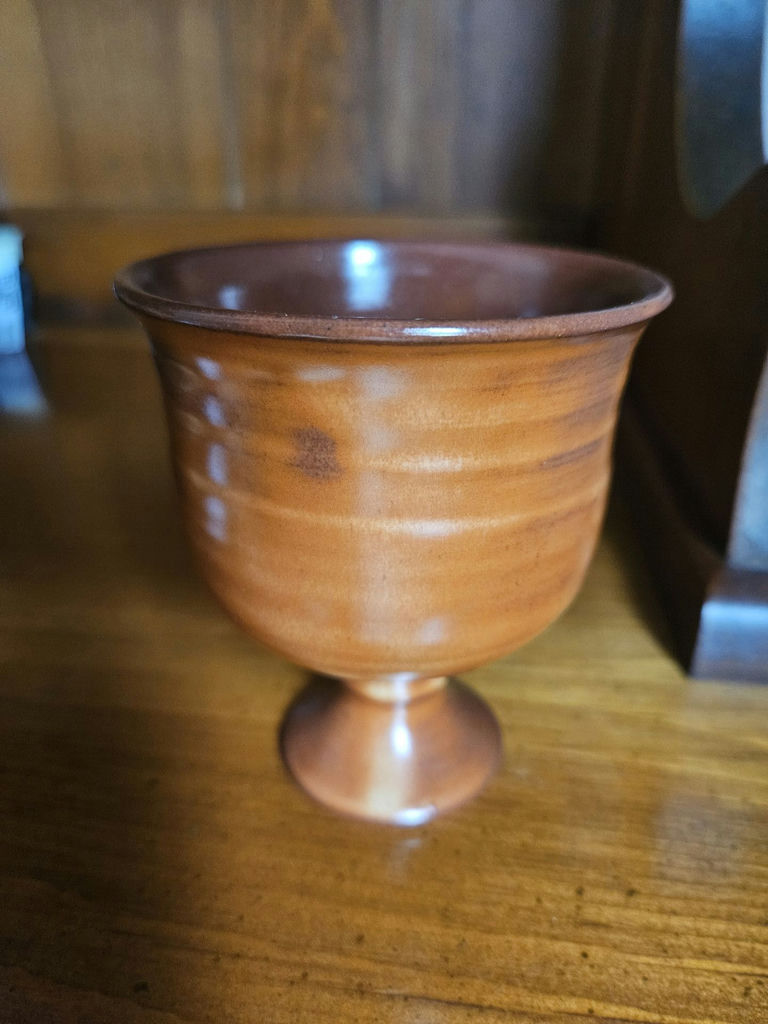 Decorative woven basket with dried botanicals and accompanying cup - image 4 of 10