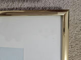 Watercolor sailboat scene in gold frame - thumbnail 5 of 6