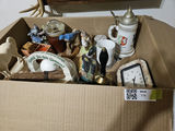 Box of assorted decorative figurines and trinkets - thumbnail 1 of 7