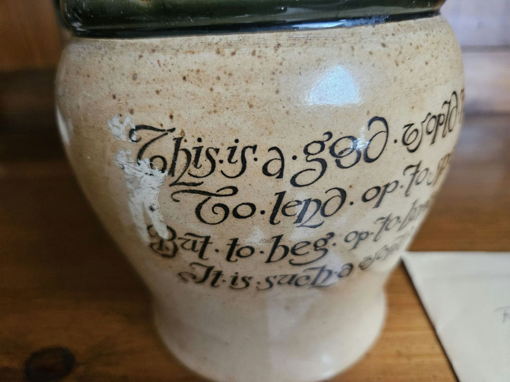 Royal Doulton International Collectors Club pitcher with inscribed text - image 2 of 8
