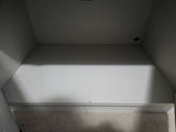 White storage cabinet with glass display - thumbnail 7 of 7