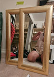 Two gold-framed mirrors - thumbnail 1 of 8