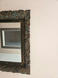 Ornate carved-frame wall mirror - thumbnail 6 of 8