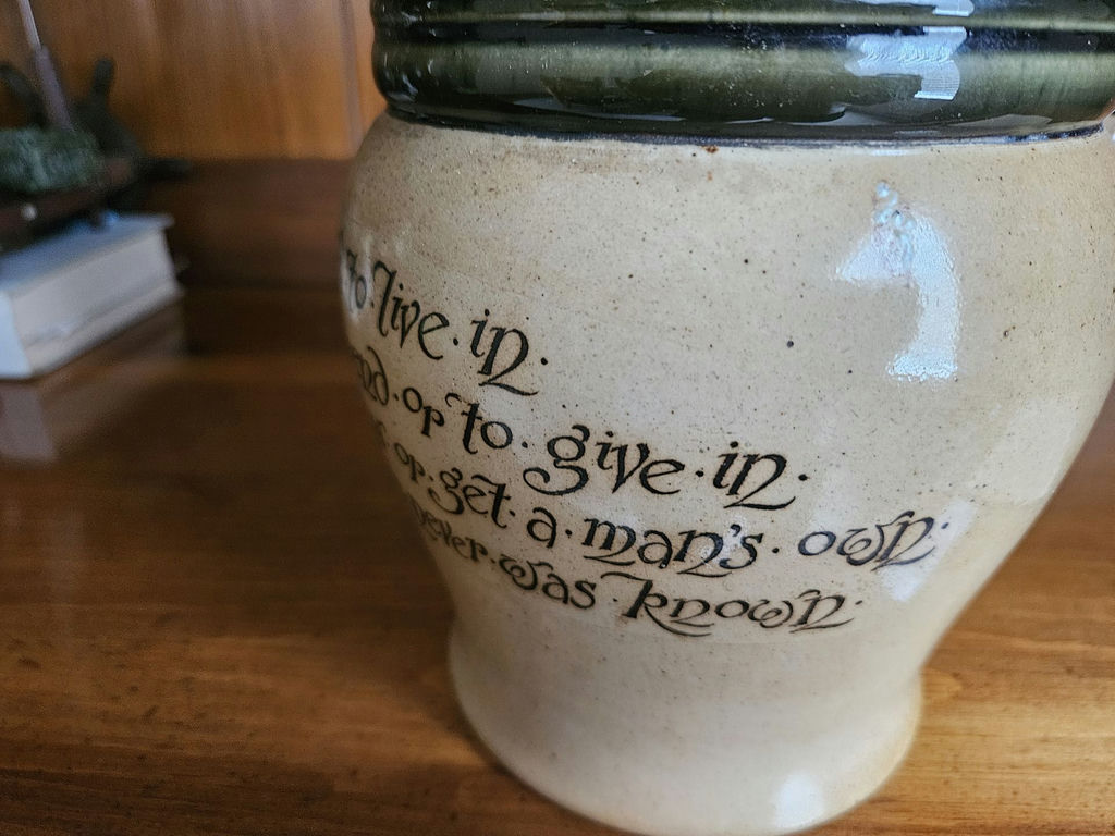 Royal Doulton International Collectors Club pitcher with inscribed text - image 4 of 8