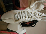 Assorted bags and white figure skates and (curling?) shoes - thumbnail 6 of 8