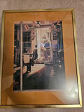 Two framed vintage Norman Rockwell restaurant prints - thumbnail 2 of 4