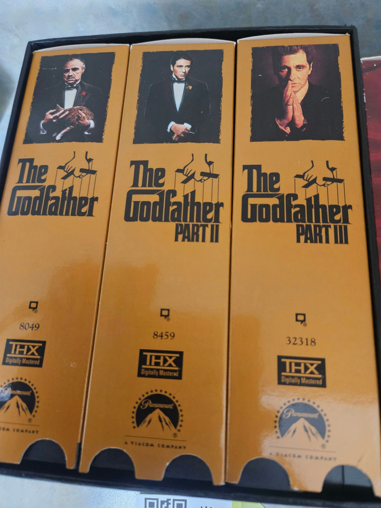 The Godfather Collection VHS set with Gone with the Wind & For Whom the Bell Tolls tapes - image 4 of 9