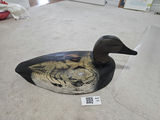 Carved wooden duck decoy - thumbnail 1 of 5