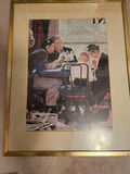 Two framed vintage Norman Rockwell restaurant prints - thumbnail 3 of 4