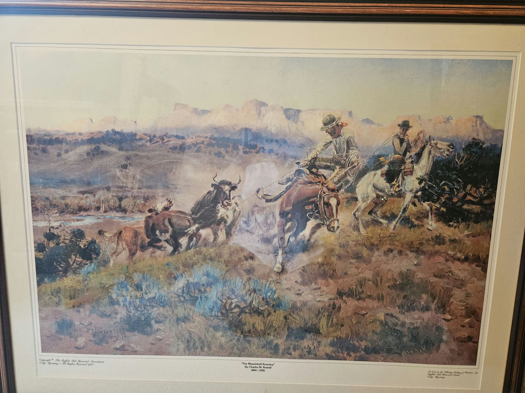 The Musselshell Roundup framed print by Charles M. Russell - image 2 of 8