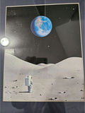 Framed astronaut on the Moon art print by Michael Bedard - thumbnail 2 of 5