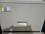 Two-drawer metal filing cabinet with hanging folders - thumbnail 2 of 8