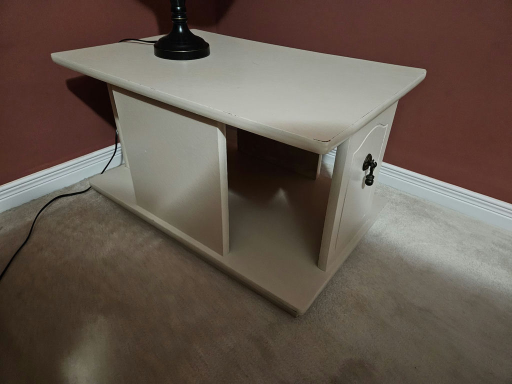 White painted Mid-Century Modern End Tables - image 6 of 9