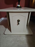 White painted Mid-Century Modern End Tables - thumbnail 2 of 9