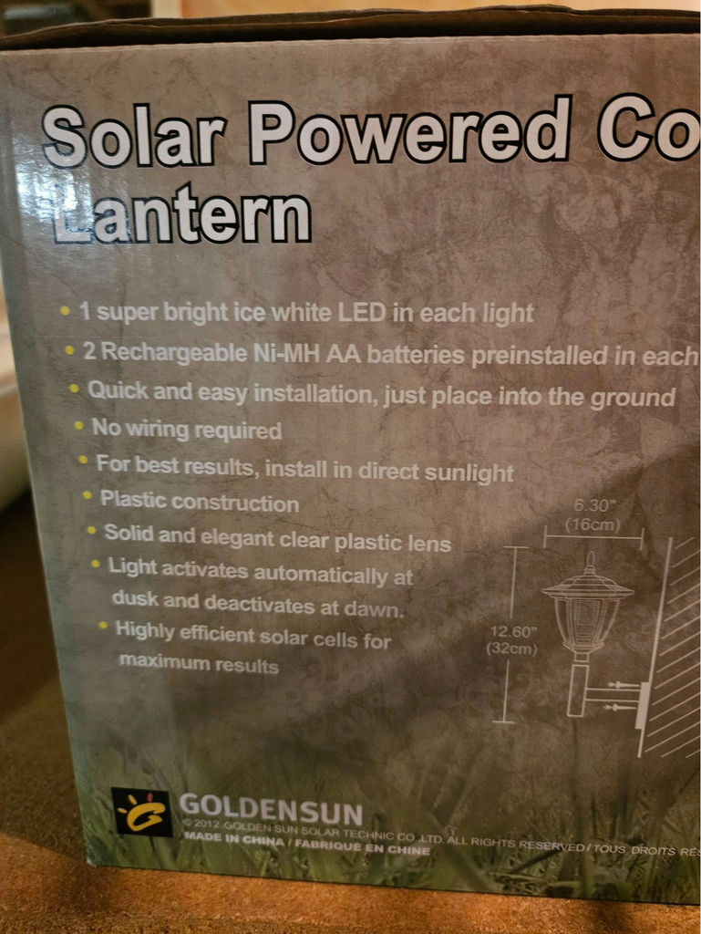 Solar Powered Coach Lanterns - image 7 of 7