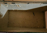 Vintage green military-style travel trunk - thumbnail 10 of 11