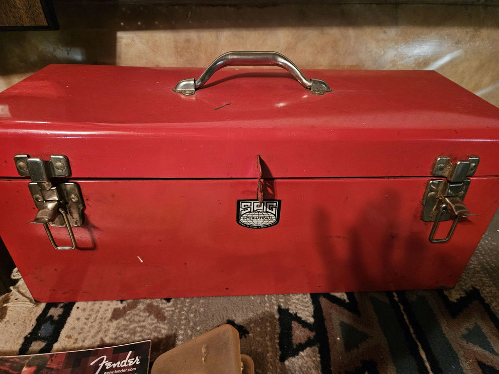 Assorted hand tools and red tool chest - image 6 of 10