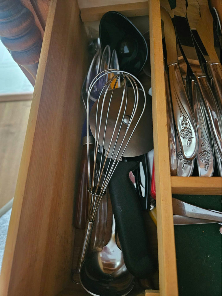 Assorted silverware and kitchen utensils - image 6 of 7
