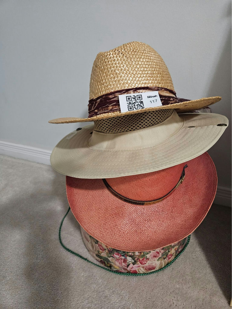 Assorted Hats and a Floral Hatbox - image 8 of 8