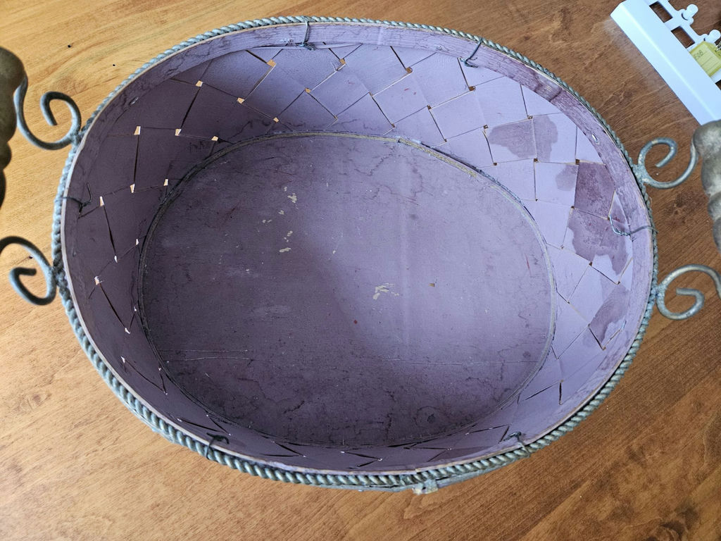 Decorative woven basket with dried botanicals and accompanying cup - image 9 of 10