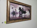 Framed horse running print - thumbnail 1 of 4