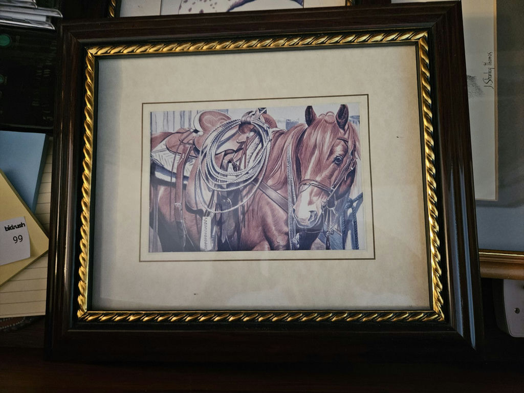 Framed animal artworks and other miscellaneous items - image 2 of 7
