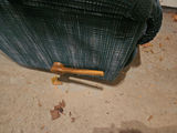 Green fabric recliner chair with power adapter - thumbnail 8 of 10