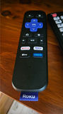 31" Samsung TV with Roku streaming device and remotes - thumbnail 5 of 7