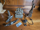 Assorted metal souvenir figurines and miniatures - thumbnail 1 of 8